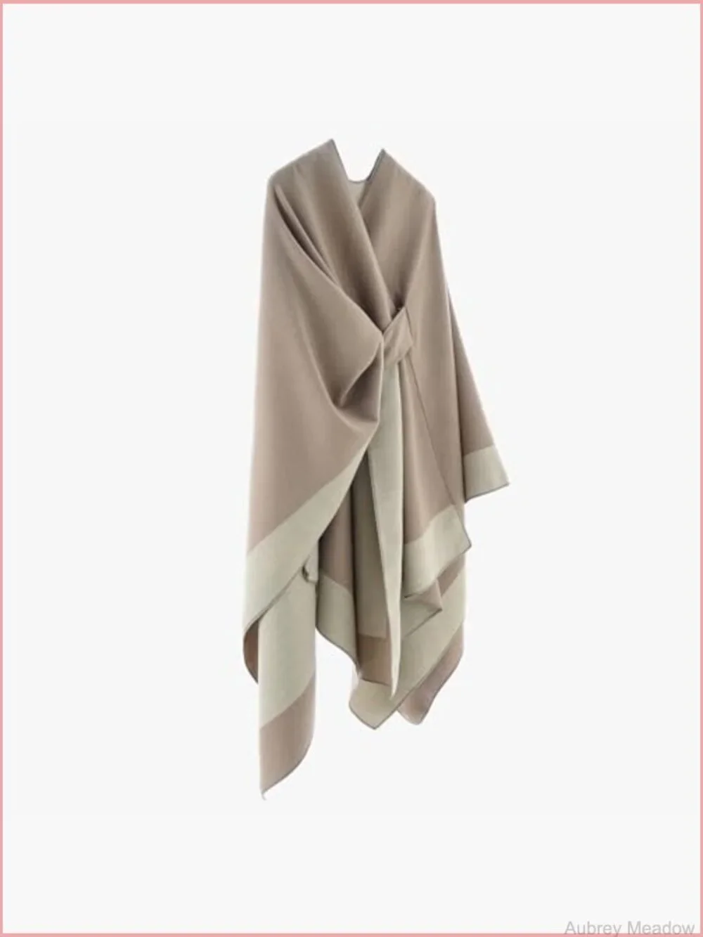 Women's Poncho Shawl Wrap Open Front Cardigan Cape Soft Warm Large Blanket Wrap